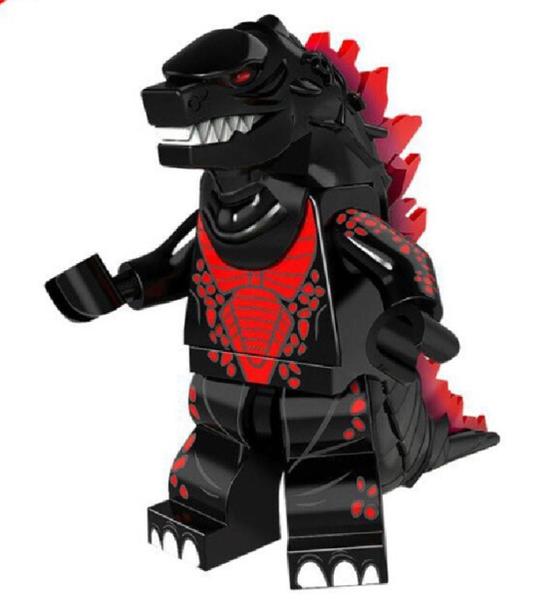 Imagem de Boneco Blocos De Montar Dark Godzilla