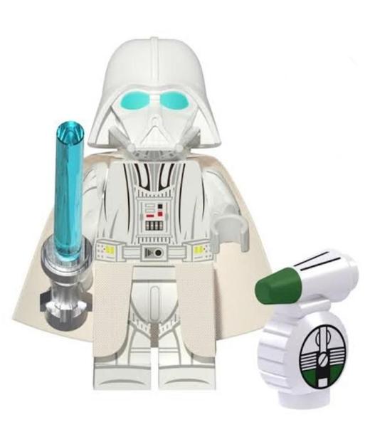 Imagem de Boneco Blocos De Montar Darth Vader Branco Star Wars Legends