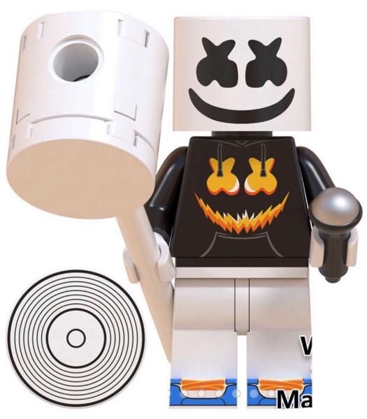 Imagem de Boneco Blocos De Montar Dj Marshmello Black Jacket