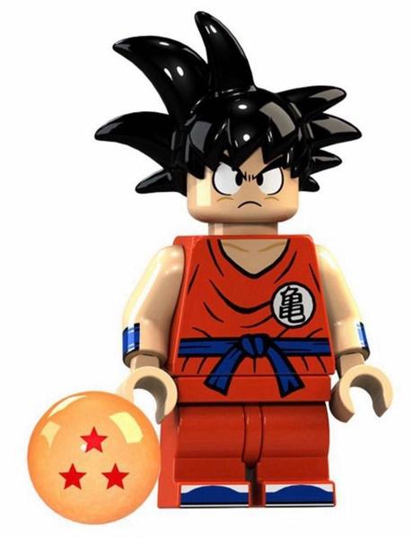 Imagem de Boneco Blocos De Montar Goku Young Son Dragon Ball
