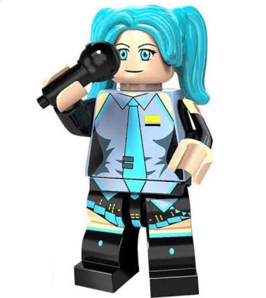 Imagem de Boneco Blocos De Montar Hatsune Miku Diva Vocaloid