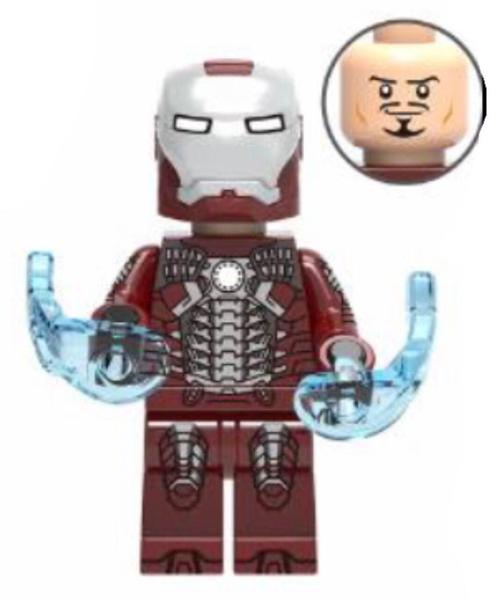 Imagem de Boneco Blocos De Montar Homem De Ferro Armadura Mark Mk6