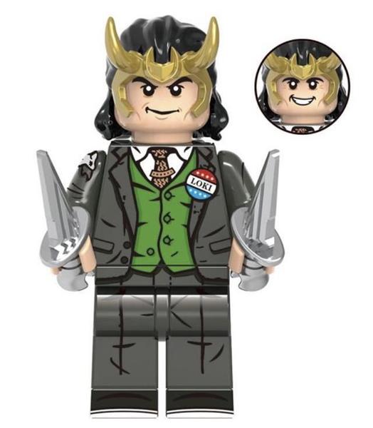 Imagem de Boneco Blocos De Montar Loki Terno Marvel Vingadores