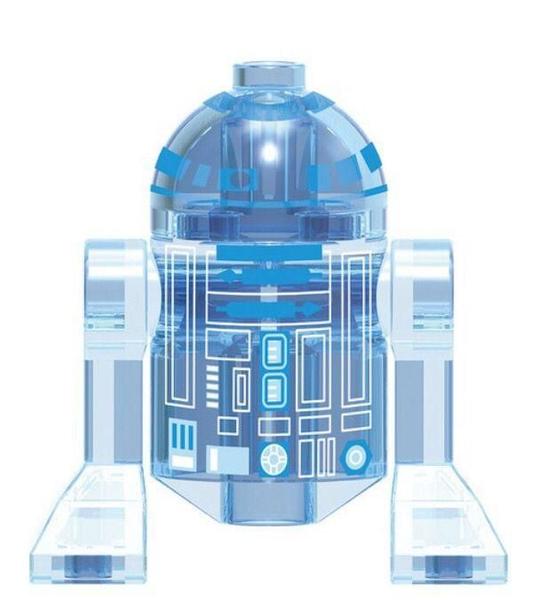 Imagem de Boneco Blocos De Montar R2D2 Holograma Star Wars