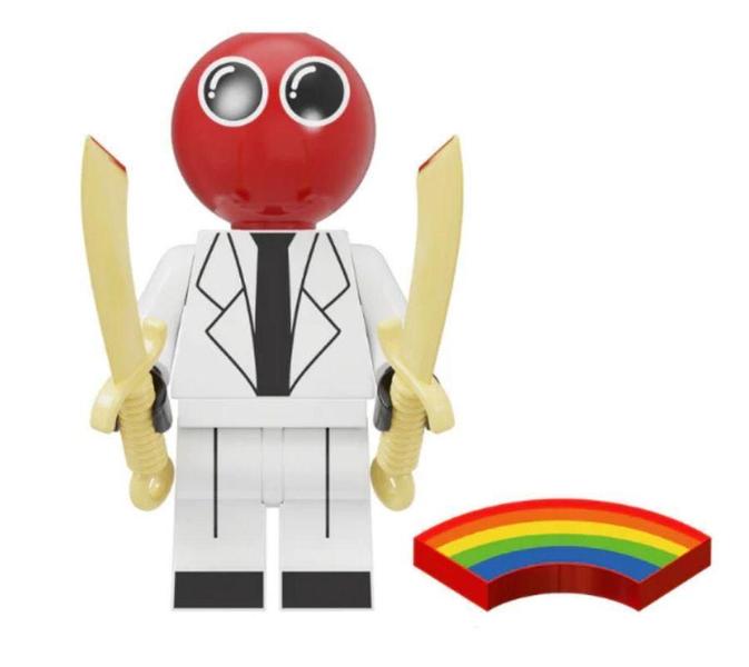 Imagem de Boneco Blocos De Montar Red Game Rainbow Friends