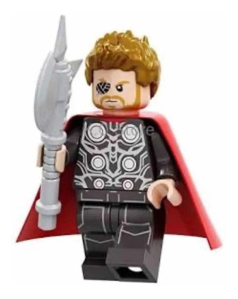 Imagem de Boneco Blocos De Montar Thor Marvel Vingadores