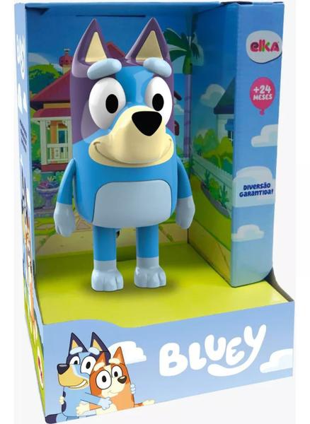 Imagem de Boneco Bluey Desenho Cãozinho 21 Cm Elka - 1249