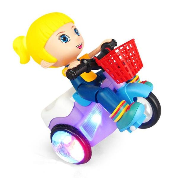 Imagem de Boneco Brinquedo Bicicleta 360 Diversão sem Parar