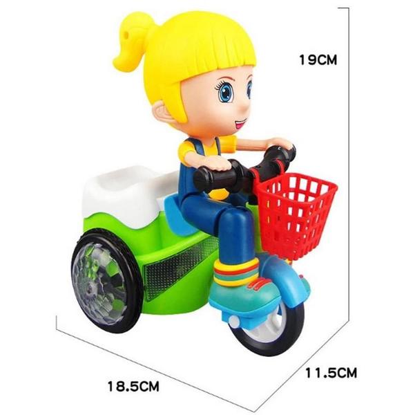 Imagem de Boneco Brinquedo Stunt Tricycle Adrenalina Pura