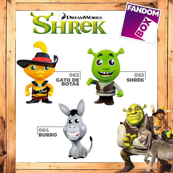 Imagem de Boneco Burro Colecionável Fandom Box 064 Donkey Shrek Dreamworks Líder Brinquedos