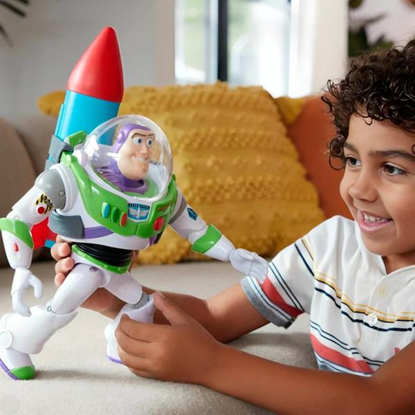 Imagem de Boneco Buzz Lightyear Com Som Foguete de Resgate Toy Story Mattel