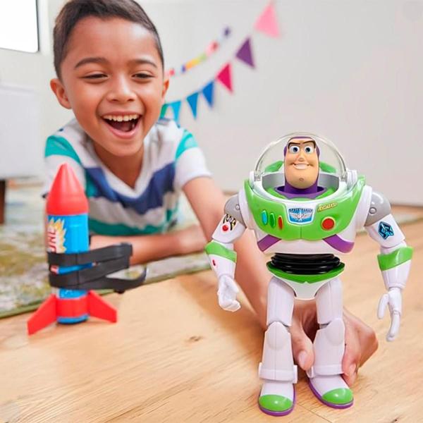 Imagem de Boneco Buzz Lightyear Foguete Com Sons 25Cm Hww56 - Mattel