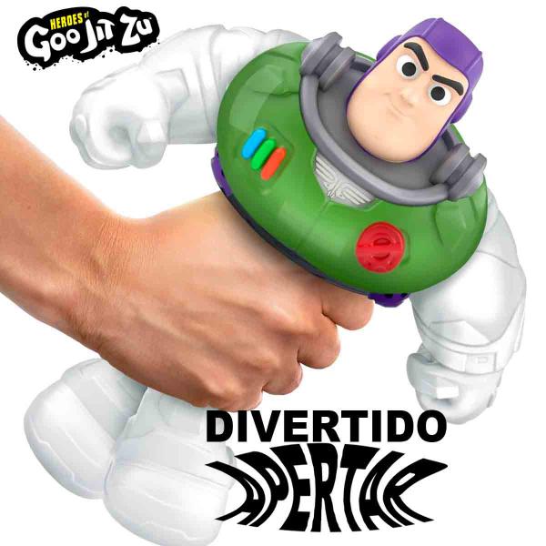 Imagem de Boneco Buzz Lightyear Goo Jit Zu 20 cm Estica e Esmaga Disney - Sunny 3167