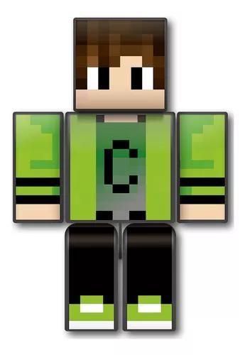 Imagem de Boneco Cadres Jogo MineCraft Articulado Youtuber Gamer 25cm