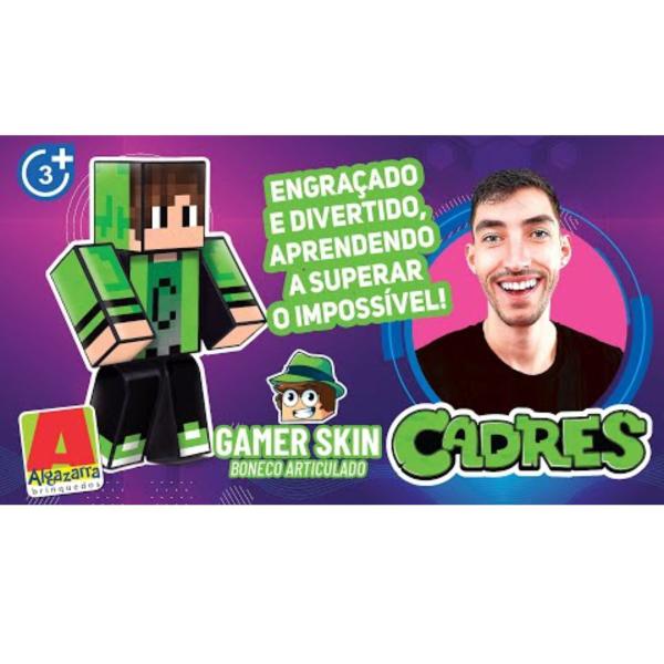 Imagem de Boneco Cadres Turma do Problems-Pq 25cm-Minecraft Youtube