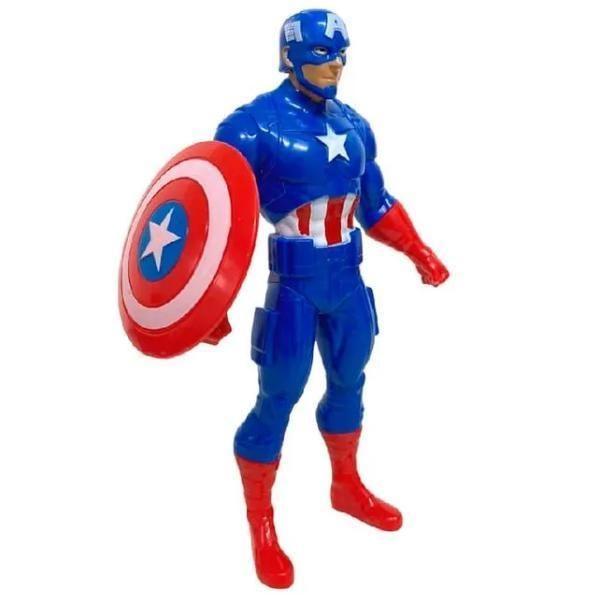 Imagem de Boneco Capitão América 22Cm Marvel Os Vingadores Brinquedo