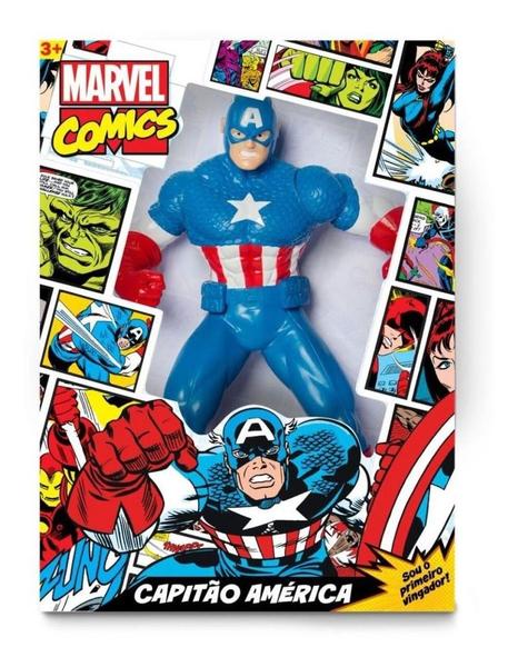 Imagem de Boneco Capitão America Comics Avengers Vingadores Marvel