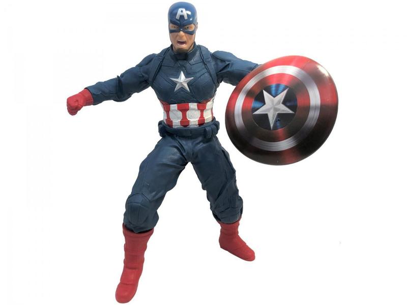 Imagem de Boneco Capitão América Marvel Revolution - Mimo 50cm