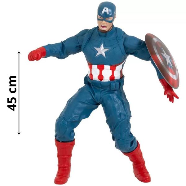 Imagem de Boneco Capitão America Revolution Marvel 45cm - Mimo