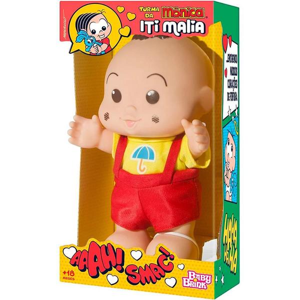 Imagem de Boneco Cascão Bebê Coleção Iti Malia Turma Da Mônica - Baby Brink