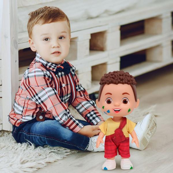 Boneco Cascão Coleção Vamos Brincar Divertido Desenho Mônica - Baby Brink Imagem de Boneco Cascão Coleção Vamos Brincar Divertido Desenho Mônica