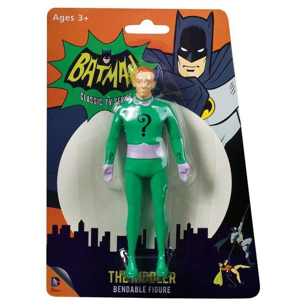 Imagem de Boneco Charada Clássico 15cm Dobrável Batman 1966 - NJ Croce