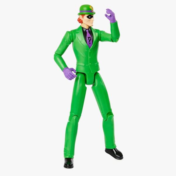 Imagem de Boneco Charada Riddler Vilão Batman Dc Comics 30 Cm Sunny