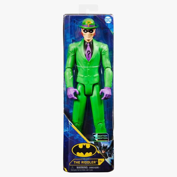 Imagem de Boneco Charada Riddler Vilão Batman Dc Comics 30 Cm Sunny