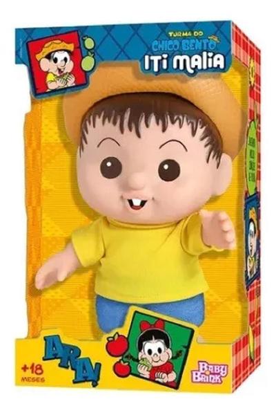 Boneco Chico Bento Iti Malia Turma Da Mônica - 1016 - Baby Brink Imagem de Boneco Chico Bento Iti Malia Turma Da Mônica - 1016