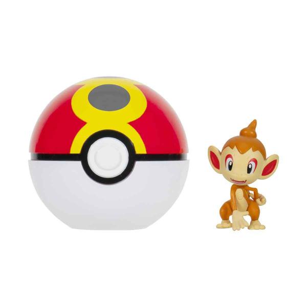 Imagem de Boneco Chimchar com Repeat Ball - Pokémon