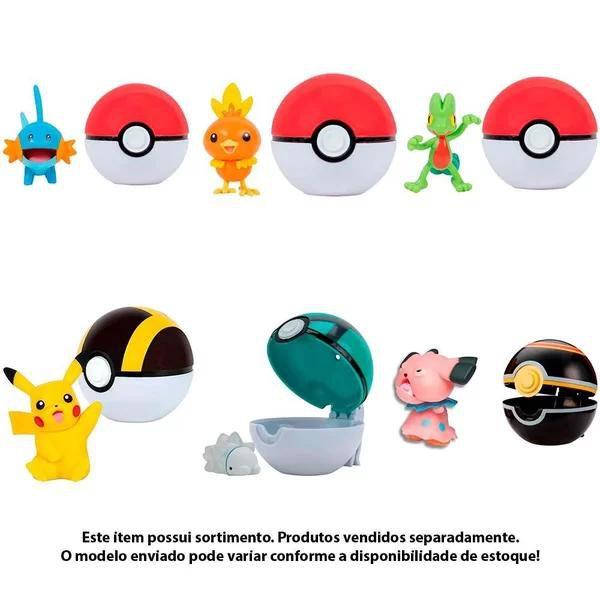 Imagem de Boneco Clipe Pokebola Sortido 2606