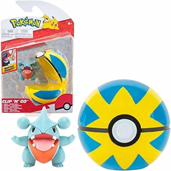 Boneco Clipe Pokebola Sortido 2606 - Sunny Imagem de Boneco Clipe Pokebola Sortido 2606