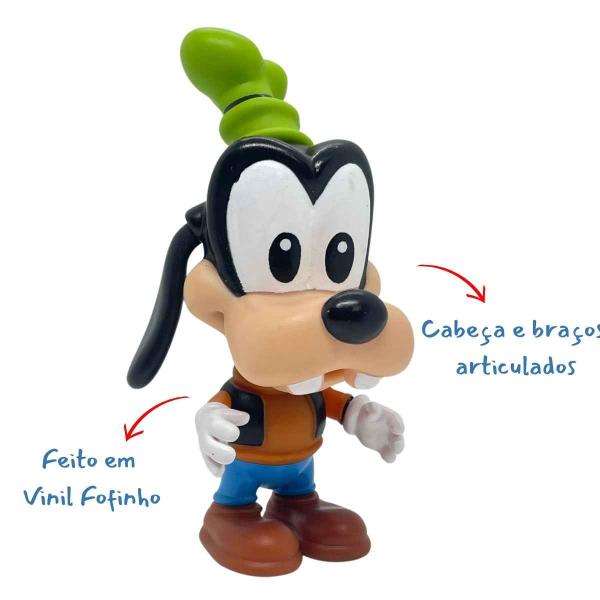 Imagem de Boneco Coleção Baby Mickey E Amigos Original Disney Junior  Lider Brinquedos  12cm Articulado Em Vinil Atóxico