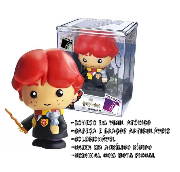 Imagem de Boneco Coleção Ron Weasley Harry Potter Action Figure Vinil