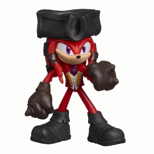 Imagem de Boneco Colecionável 6,5Cm Sonic Prime - Knuckles Pirata