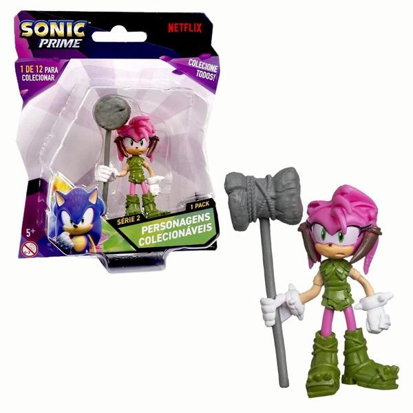 Boneco Colecionável 6,5cm Sonic Prime - Thorn Rose - Candide Imagem de Boneco Colecionável 6,5cm Sonic Prime - Thorn Rose