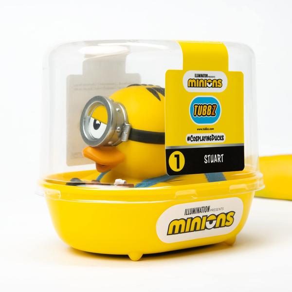 Imagem de Boneco colecionável de vinil Duck TUBBZ Minions Stuart 9cm