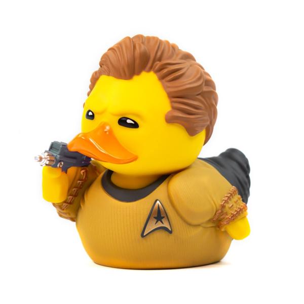 Imagem de Boneco colecionável de vinil Rubber Duck TUBBZ Captain Kirk