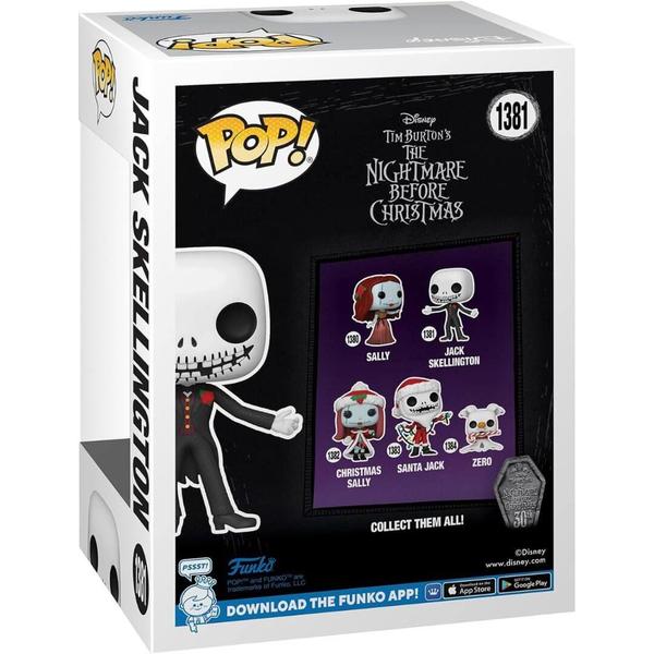 Imagem de Boneco Colecionável Disney Funko Pop Jack Skellington 1381 The Nightmare Before Christmas