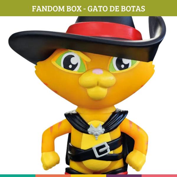 Imagem de Boneco Colecionável Gato de Botas Fandom Box Shrek Original