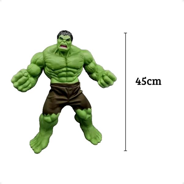 Imagem de Boneco Colecionável Hulk Smash 45 cm Articulado Vinil +De 4 Anos Mimo Toys - 0453