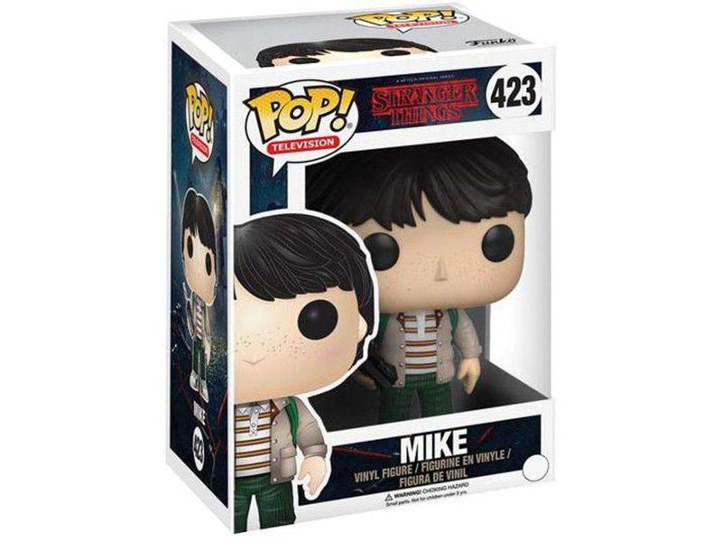 Imagem de Boneco Colecionável Pop Vinyl Stranger Things - Mike with Walkie Talkie 16cm Funko