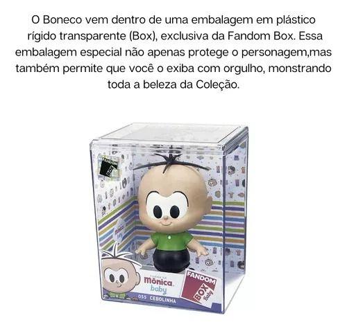 Imagem de Boneco Colecionável Turma Da Mônica Cebolinha Fandom Box