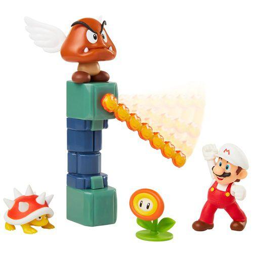 Imagem de Boneco Com Playset Super Mario World Castelo de Lava - Diorama Lava Castle - 3014 - Candide