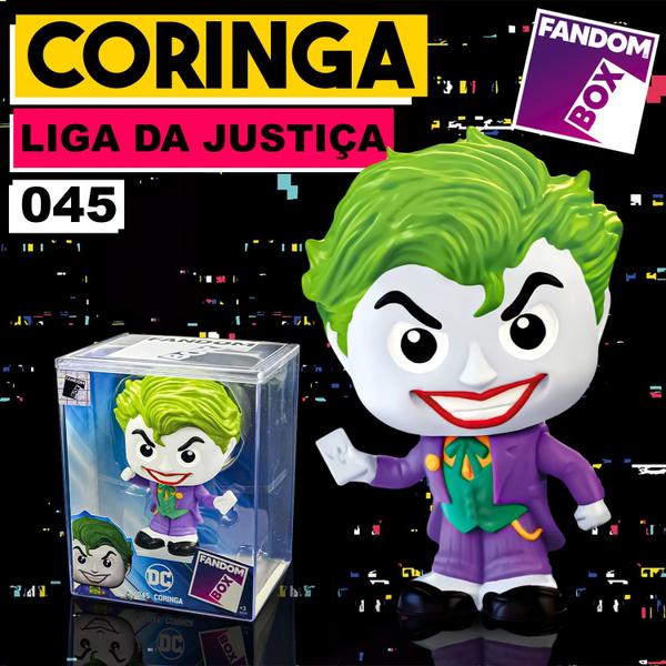 Imagem de Boneco Coringa Colecionável Fandom Box 045 Batman DC Liga Da Justiça Líder Brinquedos