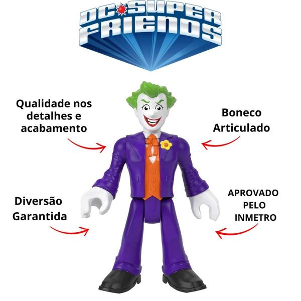 Imagem de Boneco Coringa Imaginext Dc Super Friends HHH82 - Mattel