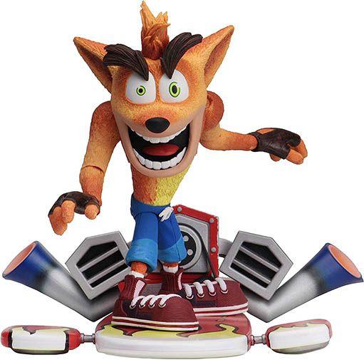 Imagem de Boneco Crash Bandicoot Deluxe com Jetboard Neca