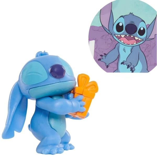 Imagem de Boneco da Disney Stitch Com Presente 6cm - 003986 Sunny