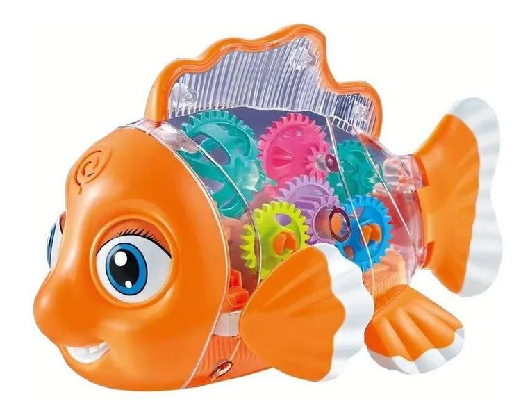 Imagem de Boneco Dançarino Musical Peixe Animado Brinquedos Infantil