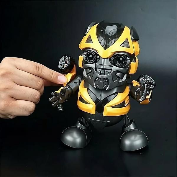 Imagem de Boneco Dance Bumblebee - Músicas, Luzes LED - 11,5x19,5x10cm